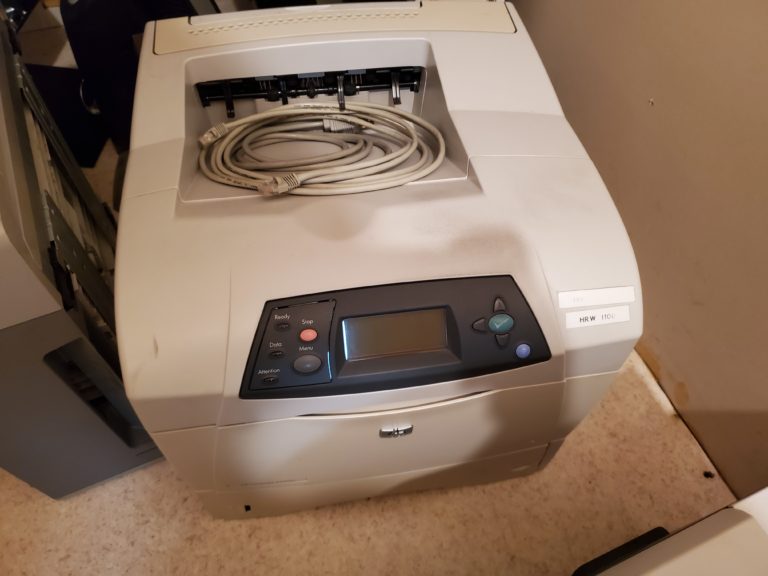 Hp laserjet 4250n настройка сети